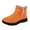 Z19-Orange, variant on CHENge Women's Lined Winter Boots Shoes Winter Shoes Snow Boots Snow Shoes with Side Zip