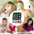 thumbnail image 7 of Digital Dual Kitchen Visual Timer, Timer for Kids, 3 Channels Count UP/Down Timer, Cooking Timer, Large Display Triple Timer, Loud Volume Alarm and Flashing Light with Magnetic Back, Stand, White, 7 of 7