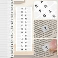 thumbnail image 4 of 8 Sheets 26 Letter Index Tabs,Bexikou A-Z Alphabet Index Tabs,Small Sticky Tabs Label Stickers for Office Notebook Textbook Dictionary File, 4 of 7