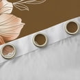 thumbnail image 4 of Manfei Vintage Floral Black Out Curtains,Ink Painting Artistic Curtains Pack of 2 (42x63 Each),Brown White Bedroom Curtains For Adults,Ultra Soft Home Decor, 4 of 6