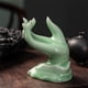 thumbnail image 2 of Quemador de de mano de Buda, soporte de para de oficina, meditación Verde para Cono Zulema porta incienso, 2 of 8