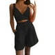 thumbnail image 1 of Traje de cintura de color sólido de verano para mujer Traje de dos piezas casual de moda Wmkox8yi bvn731, 1 of 7