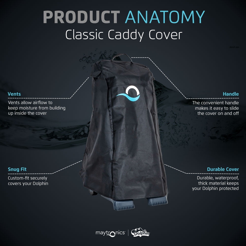 Dolphin Maytronics Universal Pool Cleaner Caddy and Cover
