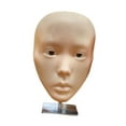 thumbnail image 5 of 3D Silicone Makeup Practice Board with Stand for Makeup Artists Students and Beginners Professional Realistic Accessory Reusable Style A, 5 of 9