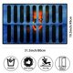 thumbnail image 5 of Alfombra de puerta de alcantarilla con payaso de película de terror de alucinación en 3D de Halloween, alfombra de Halloween antideslizante para interiores y exteriores (31,5 x 19,5 pulgadas), 5 of 5