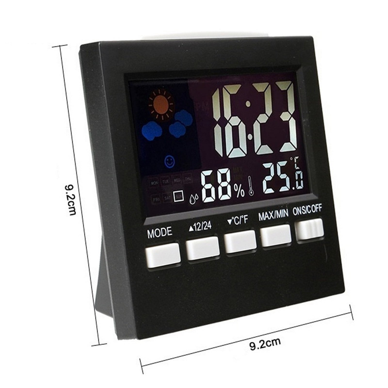 LCD Digital Thermometer Weather Station Clock Alarm Clock Calendar Room Home Hygrometer Termometer Temperature Humidity Meter