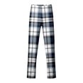 thumbnail image 3 of JIANJIA Mens Pajama Sets Autumn Winter Inner Wear Crew Neck Raglan Sleeve Tops With Plaid Print Pants Two Piece Underwear Nightwear, 3 of 4