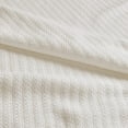 thumbnail image 4 of Madison Park Liquid Cotton Blanket, Twin, Ivory, 4 of 5