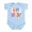 Sky Blue, variant on CafePress - Happy Birthday Infant Bodysuit - Baby Light Bodysuit, Size Newborn - 24 Months