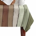 thumbnail image 4 of Sage Green Table Cloth Waterproof Tablecloths, Farmhouse Wood Grain Vintage Brown Striped Tablecloth Dining Table Cover for Kitchen Party Tabletop Outdoor, Rectangle Tablecloth 60x102 Inch, 4 of 9