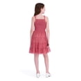 thumbnail image 2 of Kensie Girl Sleeveless Jacquard Bow Mesh Dress, Sizes 4-16, 2 of 7