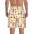 thumbnail image 3 of Naloa Gnomes Autumn Harvest Men's Beach Shorts, Surfing shorts, Swim trunks, Quick Dry Swim Trunks for Surfing Beach Fun - Medium, 3 of 9