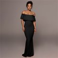 thumbnail image 3 of Txlixc Vestido de noche de hombro desnudo para mujeres Txlixc moda, 3 of 7