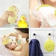 thumbnail image 5 of Juego de 3（9.5*8.5*4.5cm） Esponja de baño para ducha Esponja corporal natural Textura de panal Esponja de baño vegetal para bebés Mujeres Hombres Esponjas de baño corporal 3 colores, 5 of 5
