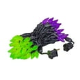 thumbnail image 2 of Novelty Lights Purple/Lime Green True Twinkle (100% Twinkle) C6 LED Christmas String Lights 70 Strawberry Bulbs (Black Wire, 24 Feet), 2 of 4