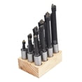 thumbnail image 3 of 3/4" Boring Bar Set C6 12 Pcs Carbide Tipped Bars 3/4" Shank Lathe Tool, 3 of 6
