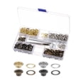 thumbnail image 1 of 400 Juegos Ojal Herramienta Kit Multicolor 5mm 3/16 Pulgadas Metal Ojales con 3uds Instalación Herramientas y Almacenamiento Caja para Zapatos Ropa Cuero Bricolaje, 1 of 7