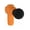 Orange, variant on MicroBoost Massager 10 Function Vibrating Waterproof Food Grade Silicone Personal Massage Wand, Orange