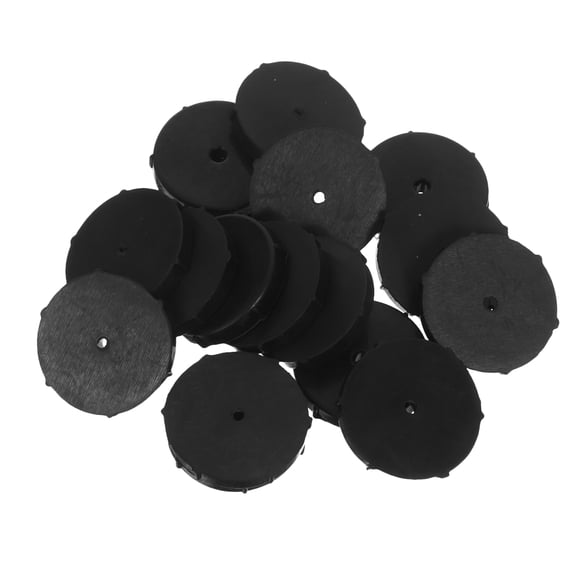 HONMEET 15Pcs Plastic Binding Machine Washer White for Office Binding Equipment and Document Organization