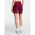 thumbnail image 5 of Athletic Works Women's and Women's Plus High Rise Bike Shorts, 7" Inseam, Size XS-4X, 5 of 5