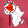 thumbnail image 3 of CafePress - Algeria Under The Magnifying Glass T Shirt - Mens Tri-blend T-Shirt, 3 of 4
