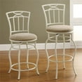 thumbnail image 2 of Upholstered Counter Height Stool Beige and Eggshell, 2 of 2