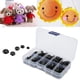 thumbnail image 5 of Ojos De Juguete, Ojos De Muñeca Redondos Negros, Duraderos, Resistentes, Convenientes, Simples, De Amplia Aplicación Para Muñecas DIY, 5 of 8