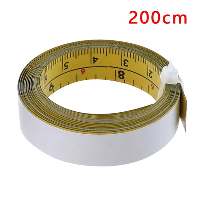 BTOER Ruler Sticking Strong adhesive Tape Measure Wood Woodworking 1-5 Meter