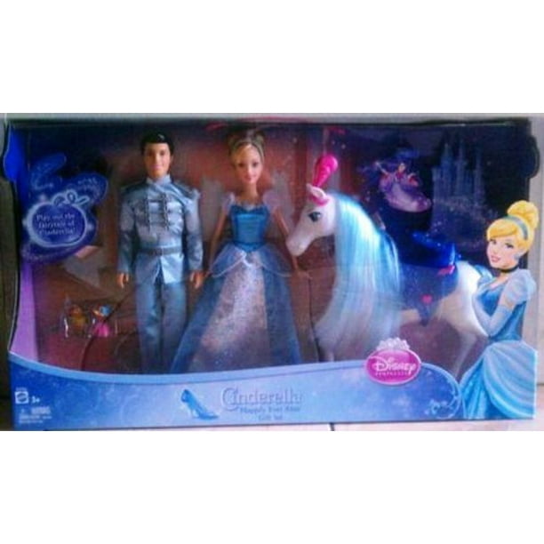 Disney Princess Cinderella Happily Ever After 5 Doll Play Set Walmart Com
