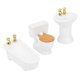 thumbnail image 4 of Kit de lavabo para bañera de casa de muñecas, baño en miniatura de casa de muñecas 1/24 Juego de baño en miniatura para casa de muñecas Juego de baño para casa de muñecas elaborado por expertos, 4 of 8