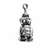 thumbnail image 1 of Sterling Silver 16" Unisex 1.5mm Box Chain 3D Honey Bear Jar Pure Honey Pendant Necklace, 1 of 2