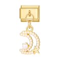 thumbnail image 4 of Pulsera modular italiana hecha a mano, creativa, versátil, con colgante dorado, moderna, retro, accesorios de pulsera., 4 of 7