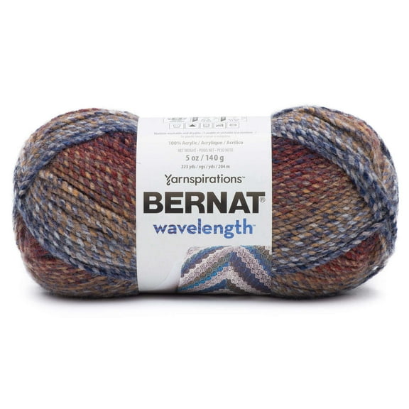 Bernat Wavelength Yarn-Orange Sodalite