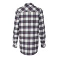 thumbnail image 2 of Chemise en Flanelle à Manches Longues Teinte en Fil pour Femmes, 3TG, Blanc Rouge, 2 of 2
