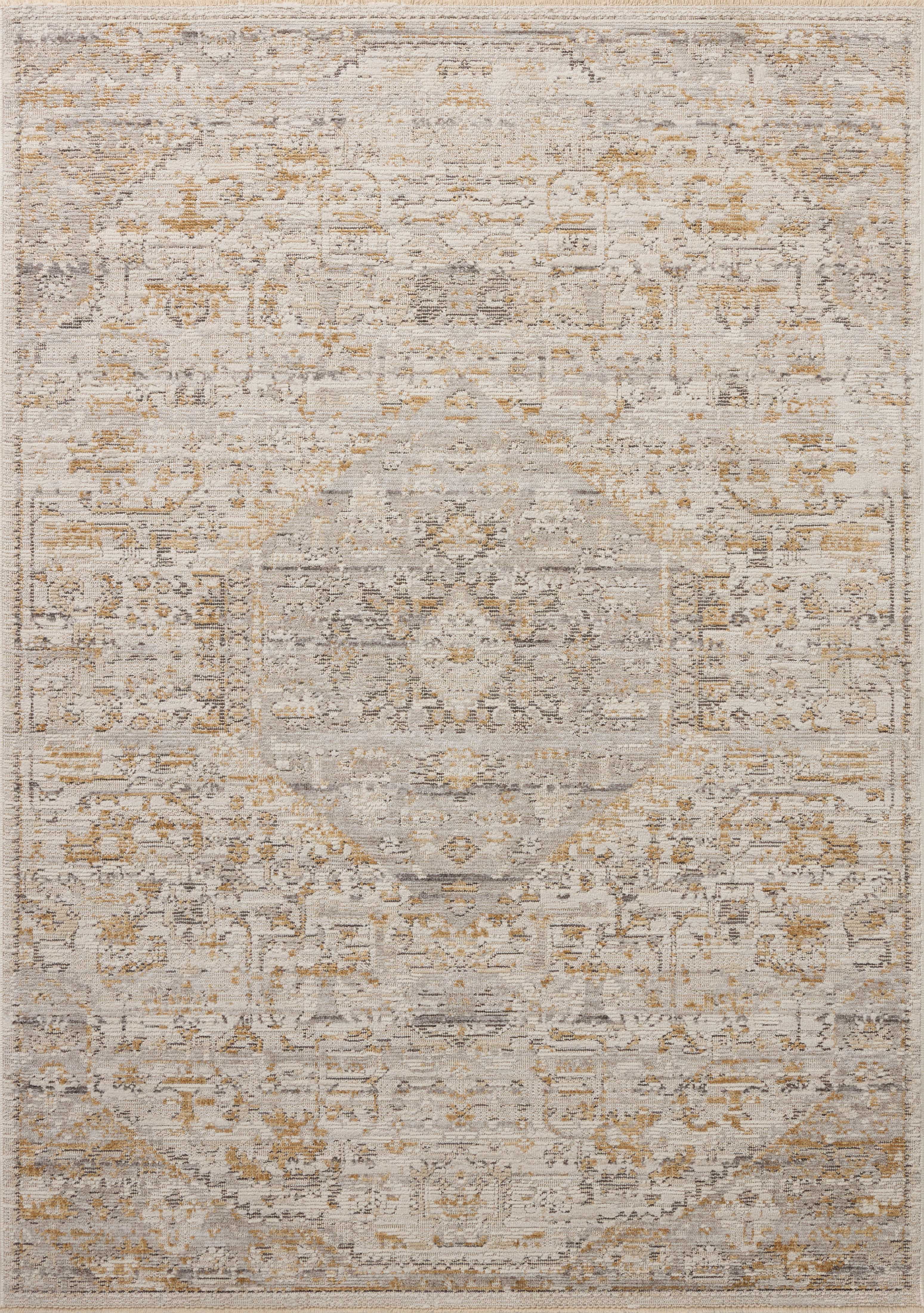 Loloi Milena Ivory / Ochre 2'-7" x 10'-0" Area Rug