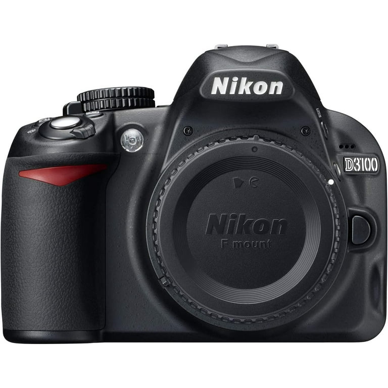 Nikon D3100 14.2MP DX-Format CMOS DSLR Digital Camera (Body Only) - (Black)