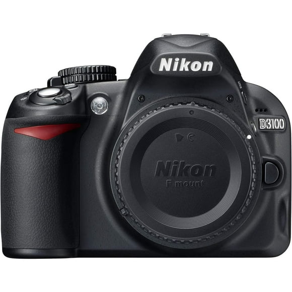 Nikon D3100 14.2MP DX-Format DSLR Digital Camera Body Only (No Lens) - (Black)