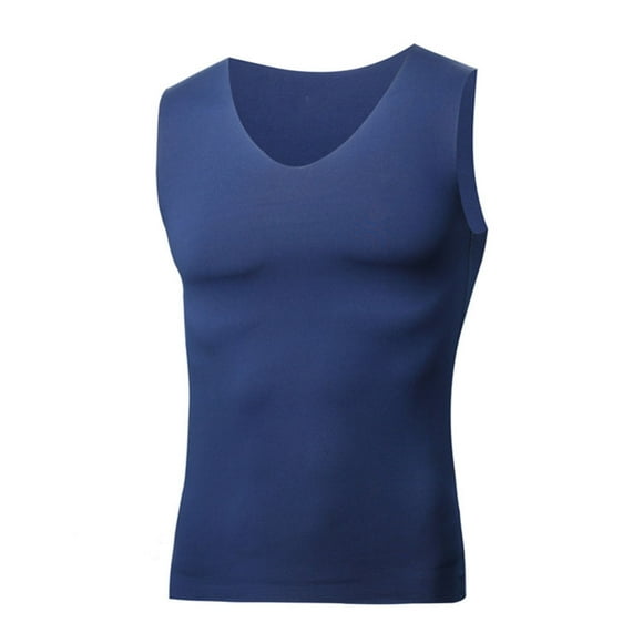 Mens Sleeveless V Neck Undershirt