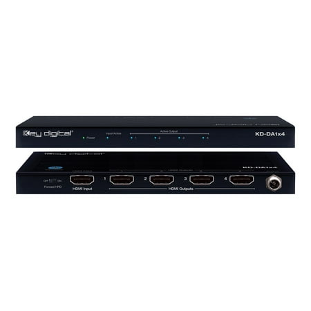 Digital Drum Amplifier - Key Digital KD-DA1x4 - Distribution amplifier
