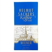 Helmut Sachers Austrian Kaffee Wiener Viennese Blend Ground Coffee, 100% Arabian Coffee (2 Pack, Total 35.2oz)