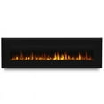 thumbnail image 3 of Bowery Hill Modern 72" Wall Mounted Electric Fireplace in Black, 3 of 20