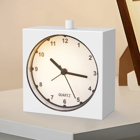 Aolyty Alarm Clock with Night Light, Travel Clock, Button Control