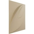 thumbnail image 2 of Ekena Millwork 19 5/8"W x 19 5/8"H Iris EnduraWall Decorative 3D Wall Panel, UltraCover Satin Smokey Beige (Covers 2.67 Sq. Ft.), 2 of 6