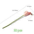 thumbnail image 2 of Calla Lily Bridal Wedding Bouquet,20 Pcs Artificial Flower,Fake Calla Lillies Spring Flowers,Decorative Flowers for Wedding Home Party Decor,Pink, 2 of 8