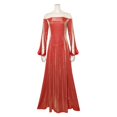 thumbnail image 5 of Vestido de corona de cosplay de Rhaenyra para mujer, disfraz de princesa de Halloween de Rhaenys, capa de TV, traje de fantasía de dragón Alicent, traje de fiesta de carnaval, 5 of 5