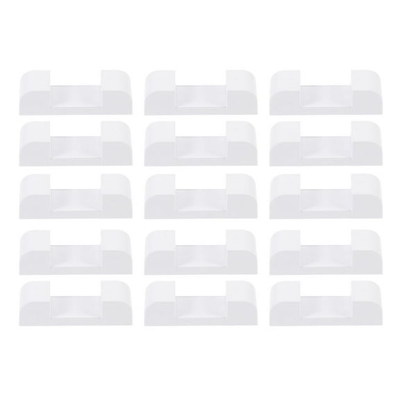100 Pcs White Display Shelf Stand Base Floating Frame Bases