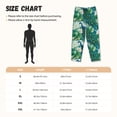 thumbnail image 3 of Balery Peacock And Flowers Pantalones de pijama para mujer, pijamas ultraligeros, pantalones de estar por casa-3X-Large, 3 of 6