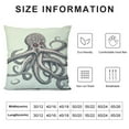thumbnail image 5 of COMIO  Pillow Covers, Octopus Tentacles Decorative Throw Pillow Covers Ocean Octopus Pillowcase Farmhouse Cushion Cases for Sofa Couch Outdoor Home Decorations, 5 of 5