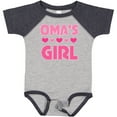 thumbnail image 3 of Inktastic Oma's Girl Heart Girls Baby Bodysuit, 3 of 5