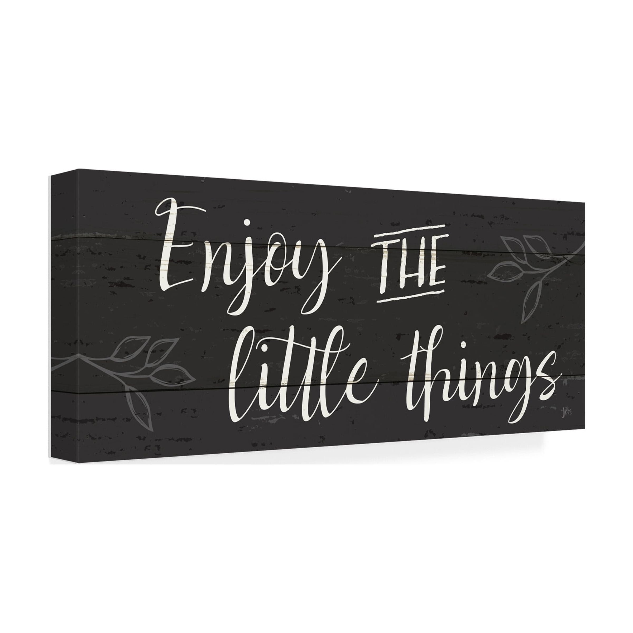 Trademark Fine Art 'Simple Signs I Black' Canvas Art by Jess Aiken